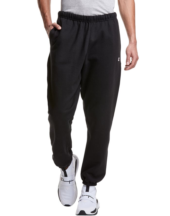 Pantalones Champion Hombre - Reverse Weave ( Negras ) 5241039-TF